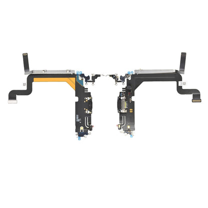Charging Port with Flex Cable for iPhone 14 Pro Max (High Quality) - Black