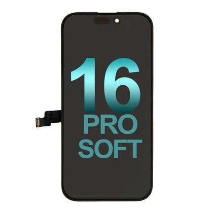 Soft OLED Screen Digitizer Assembly for iPhone 16 Pro (Aftermarket Plus)