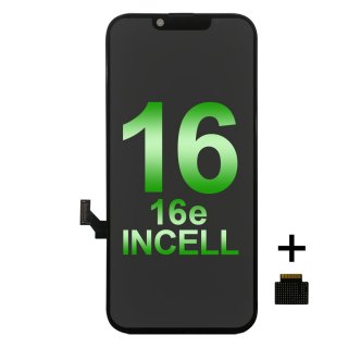 LCD Screen Digitizer Assembly Replacement With Portable IC for iPhone 16e (Incell)
