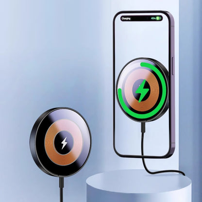 Wireless charger, fast wireless charging pad compatible with iPhone 16e/16/16 Plus/16 Pro Max/15/14/13/SE 2022/12/11/X/8, Samsung Galaxy S22/S21/S20, for AirPo...