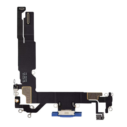 Charging Port with Flex Cable for iPhone 16 - Ultramarine