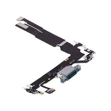 Charging Port with Flex Cable for iPhone 16 - Teal