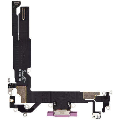 Charging Port with Flex Cable for iPhone 16 - Pink