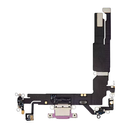 Charging Port with Flex Cable for iPhone 16 - Pink