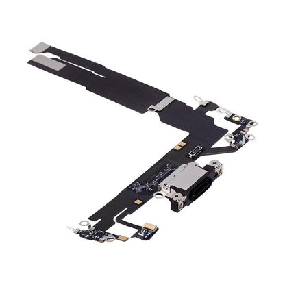 Charging Port with Flex Cable for iPhone 16 - Black