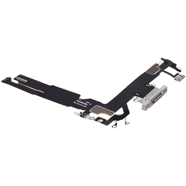Charging Port with Flex Cable for iPhone 16 - White