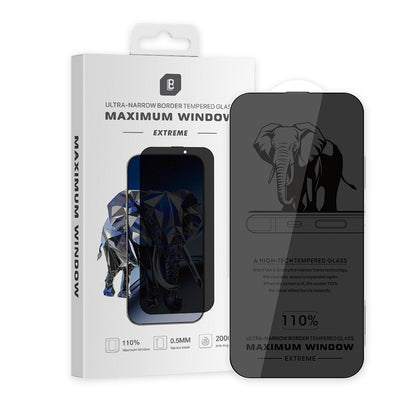 Privacy Screen Protector for iPhone 16 Pro Max, 25° Anti Spy Tempered Glass Film, Full Coverage, Anti-Scratch, 9H Hardness, Military Grade Protection, 99.99% ...