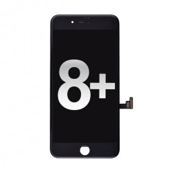 LCD Screen Display Replacement with Touch Digitizer and Back Plate for iPhone 8 Plus (High Quality) - White
