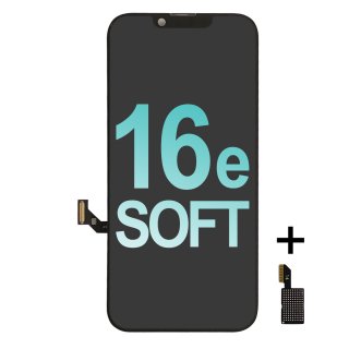 Soft OLED Screen Digitizer Assembly with Portable IC for iPhone 16e (Aftermarket Plus)