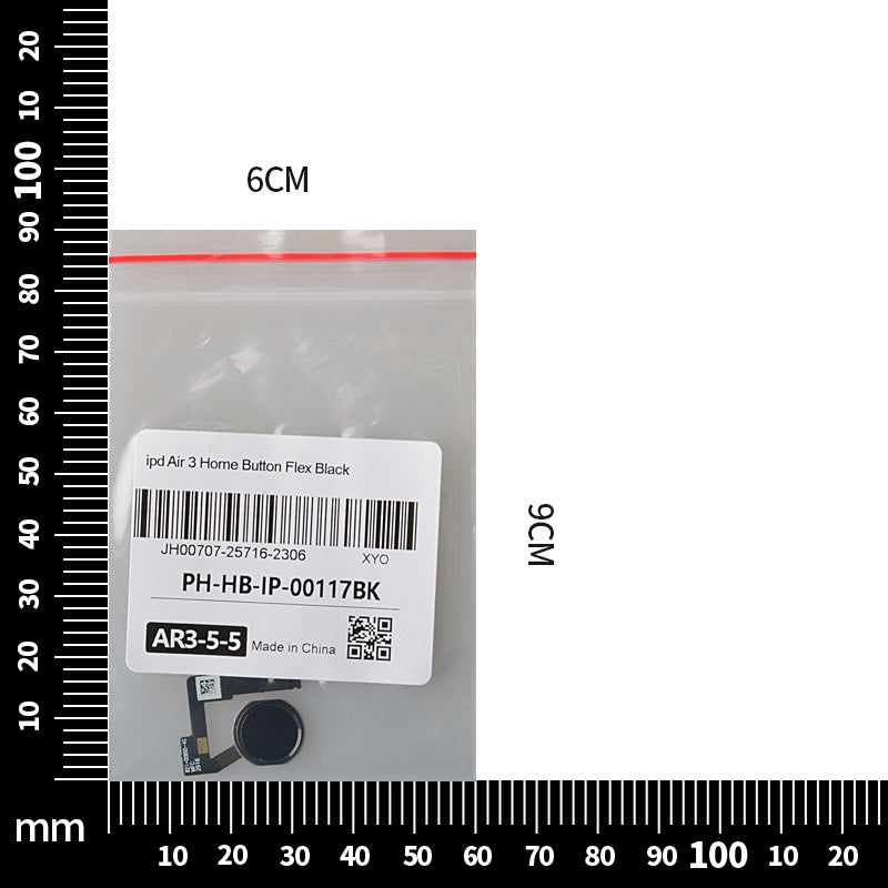 Home Button Connector with Flex Cable Ribbon for iPad Pro(10.5 inches)/ Air 3(2019) - Black