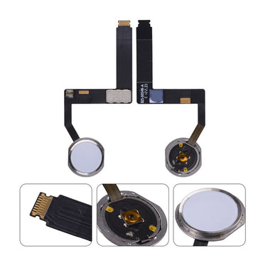 Home Button with Flex Cable Ribbon and Home Button Connector for iPad Pro (9.7inches)  - White