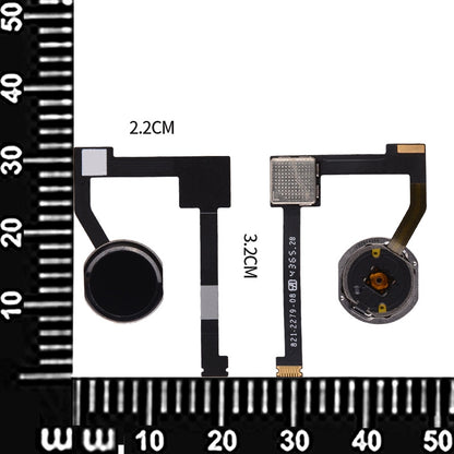 Home Button with Flex Cable Ribbon and Home Button Connector for iPad mini 4 - Black