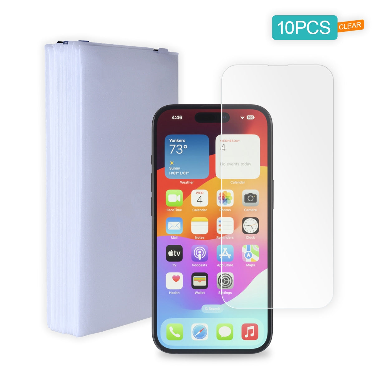 [10 Pack] Tempered Glass Screen Protector for iPhone 14 Pro