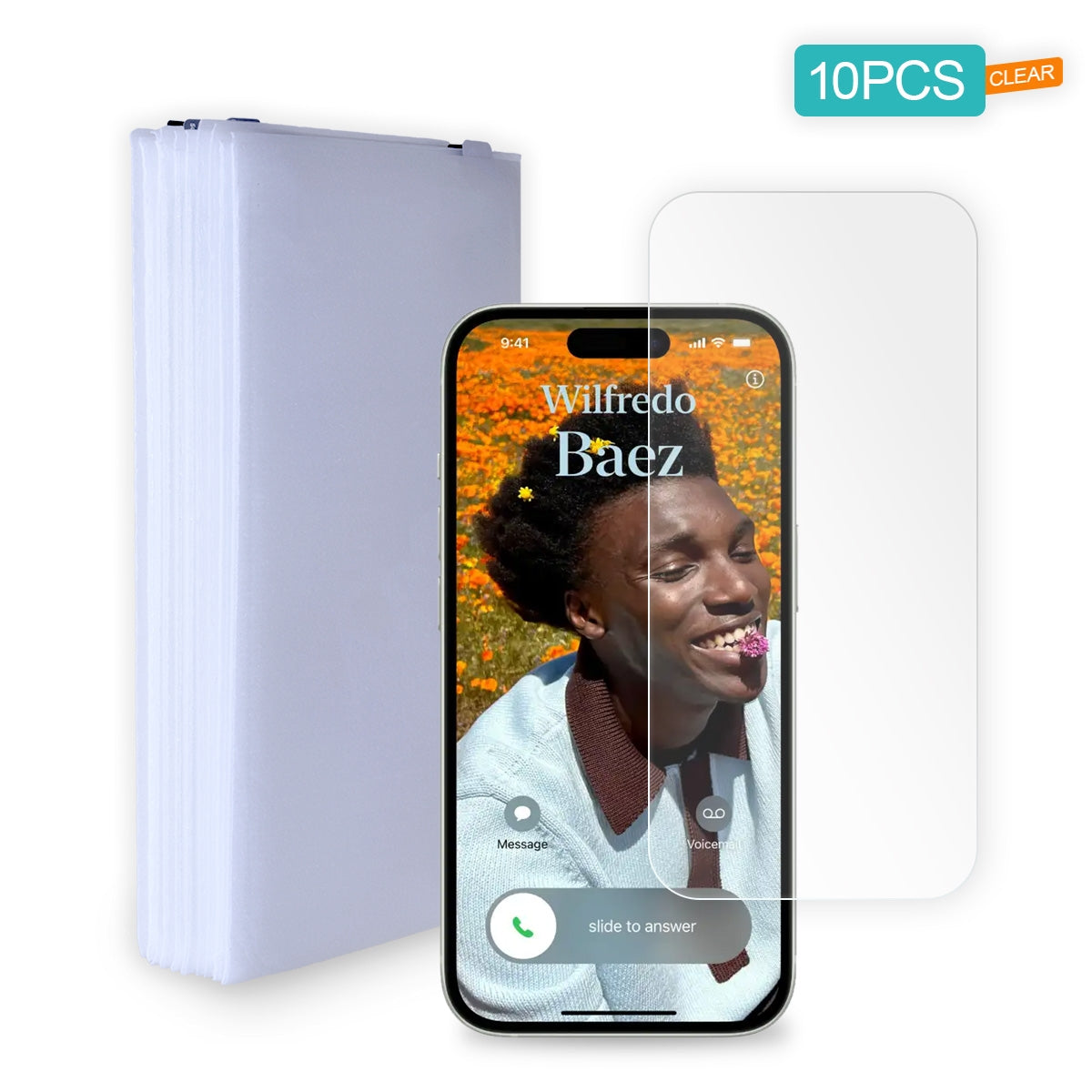 [10 Pack] Tempered Glass Screen Protector for iPhone 15 Pro