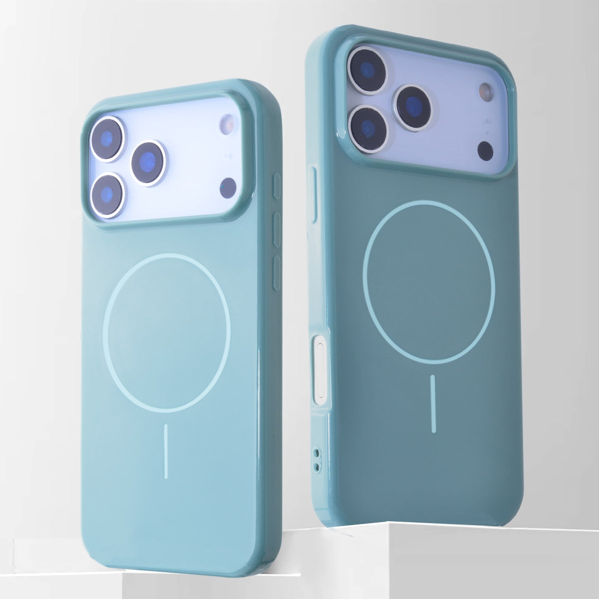 iPhone 17 Pro Max TPU Magnetic Case with MagSafe - Blue