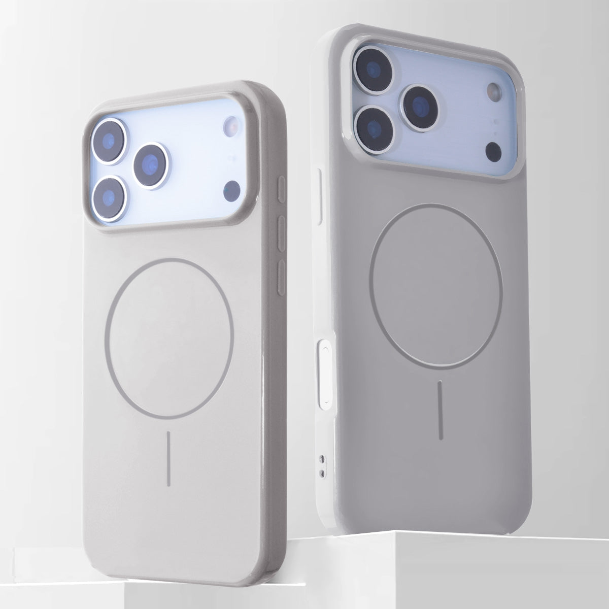 iPhone 17 Pro Max TPU Magnetic Case with MagSafe - White