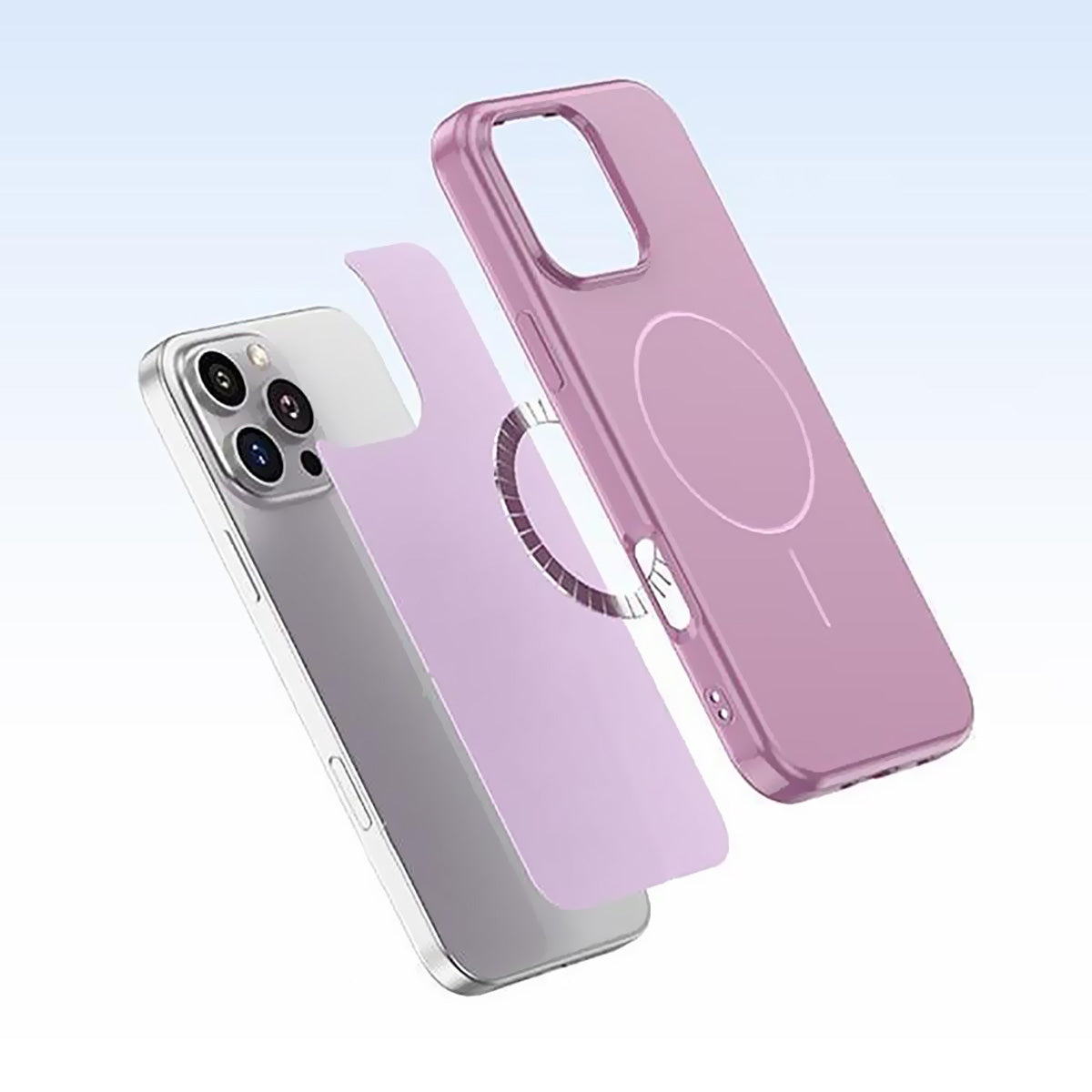iPhone 17 Pro Max TPU Magnetic Case with MagSafe - Purple