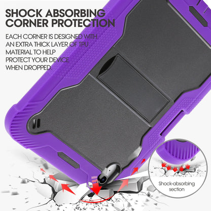 iPad 10.9 10th Gen Heavy Duty Shockproof Case - Black/Purple