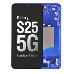 OLED Screen Digitizer Assembly with Frame for Samsung Galaxy S25 5G S931 (for America Version)(Premium) - Mint