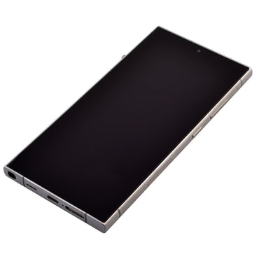 OLED Screen Digitizer Assembly with Frame for Samsung Galaxy S24 Ultra 5G S928 (for America Version)(Aftermarket) - Titanium Gray/ Titanium Violet...
