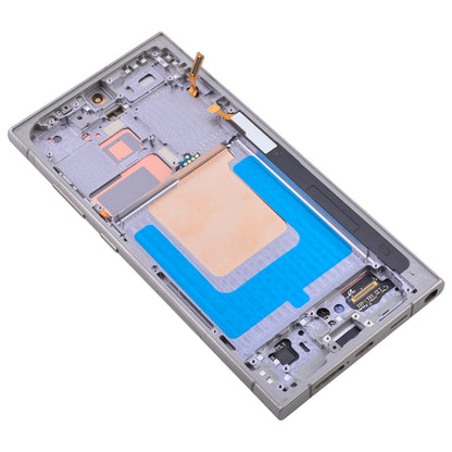 OLED Screen Digitizer Assembly with Frame for Samsung Galaxy S24 Ultra 5G S928 (for America Version)(Aftermarket) - Titanium Gray/ Titanium Violet...