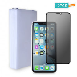 [10 Pack] Privacy Tempered Glass Screen Protector for iPhone XR/ 11