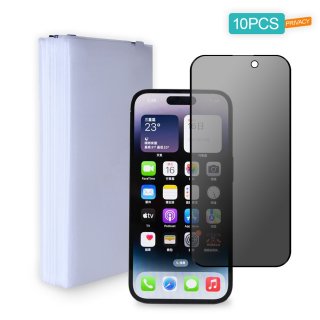 [10 Pack] Privacy Tempered Glass Screen Protector for iPhone 14 Pro