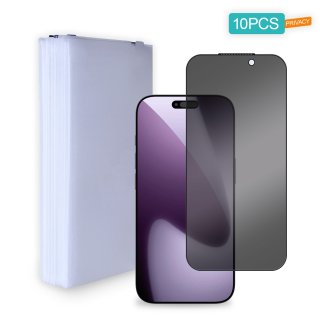 [10 Pack] Privacy Tempered Glass Screen Protector for iPhone 17 Pro