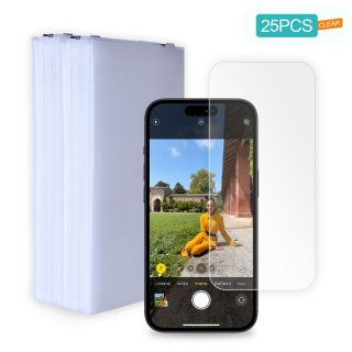 [25 Pack] Tempered Glass Screen Protector for iPhone 15/ 16