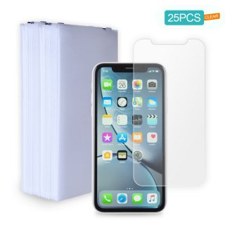 [25 Pack] Tempered Glass Screen Protector for iPhone XR/ 11