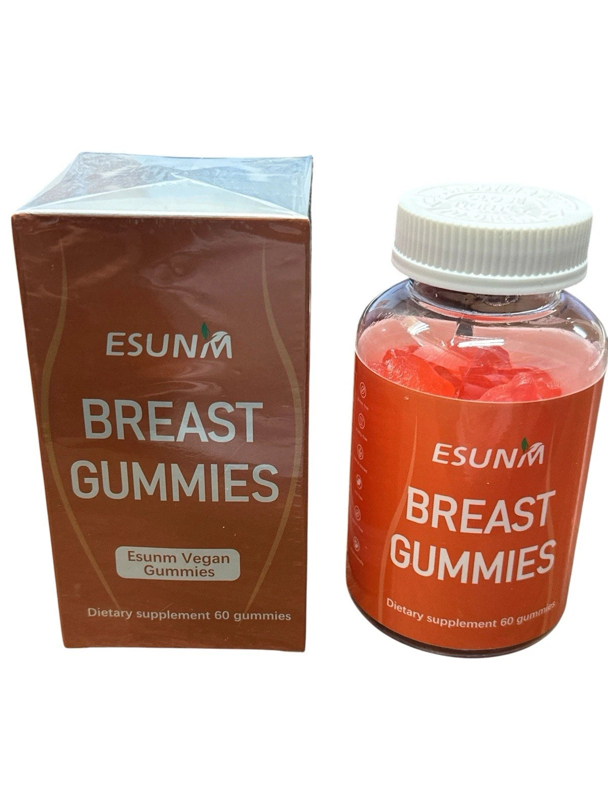 ESUNM Breast Gummies Collagen Supplement 60 Count Vegan
