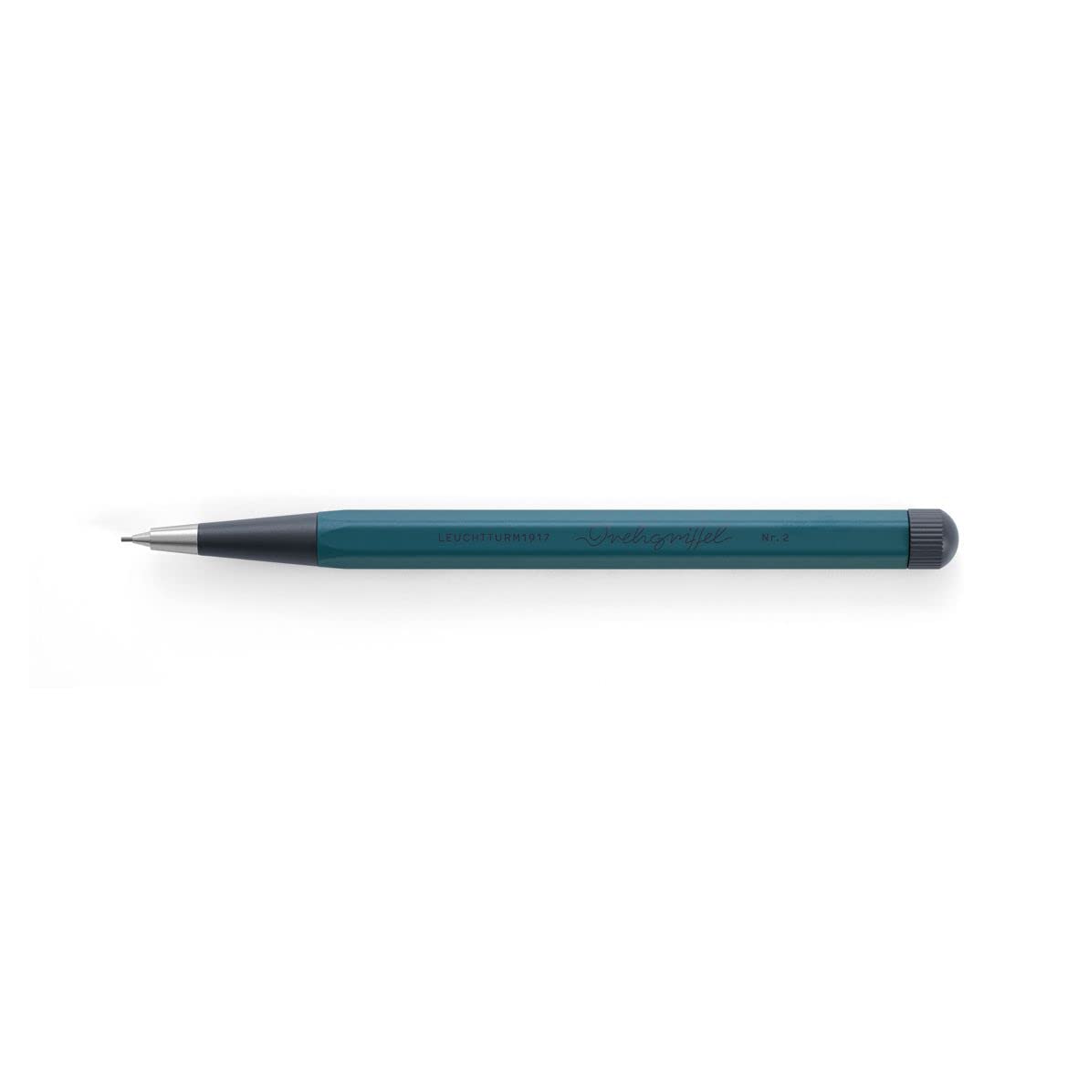 LEUCHTTURM1917 - Drehgriffel Mechanical Pencil - Refillable Writing Stylus with 0.7 mm HB Graphite Lead (Light Grey)