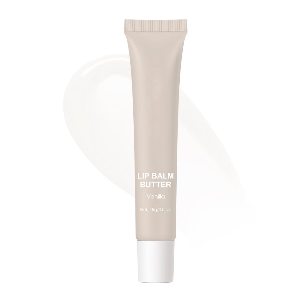 Summer Butter Lip Balm, Moisturizing Hydrating Natural Lip Care, Rich in Nutrients for Soft Smooth Lips (4 Colors)