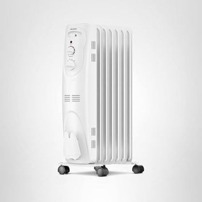 Pelonis Oil Filled Radiator Heater for Large Space, 2025 Upgraded, Space Heaters with 1500W Quiet Warmth Radiant Heater, 3 Heating Modes, Overheat & Tip-Over Protection, Adjustable Thermostat, Black