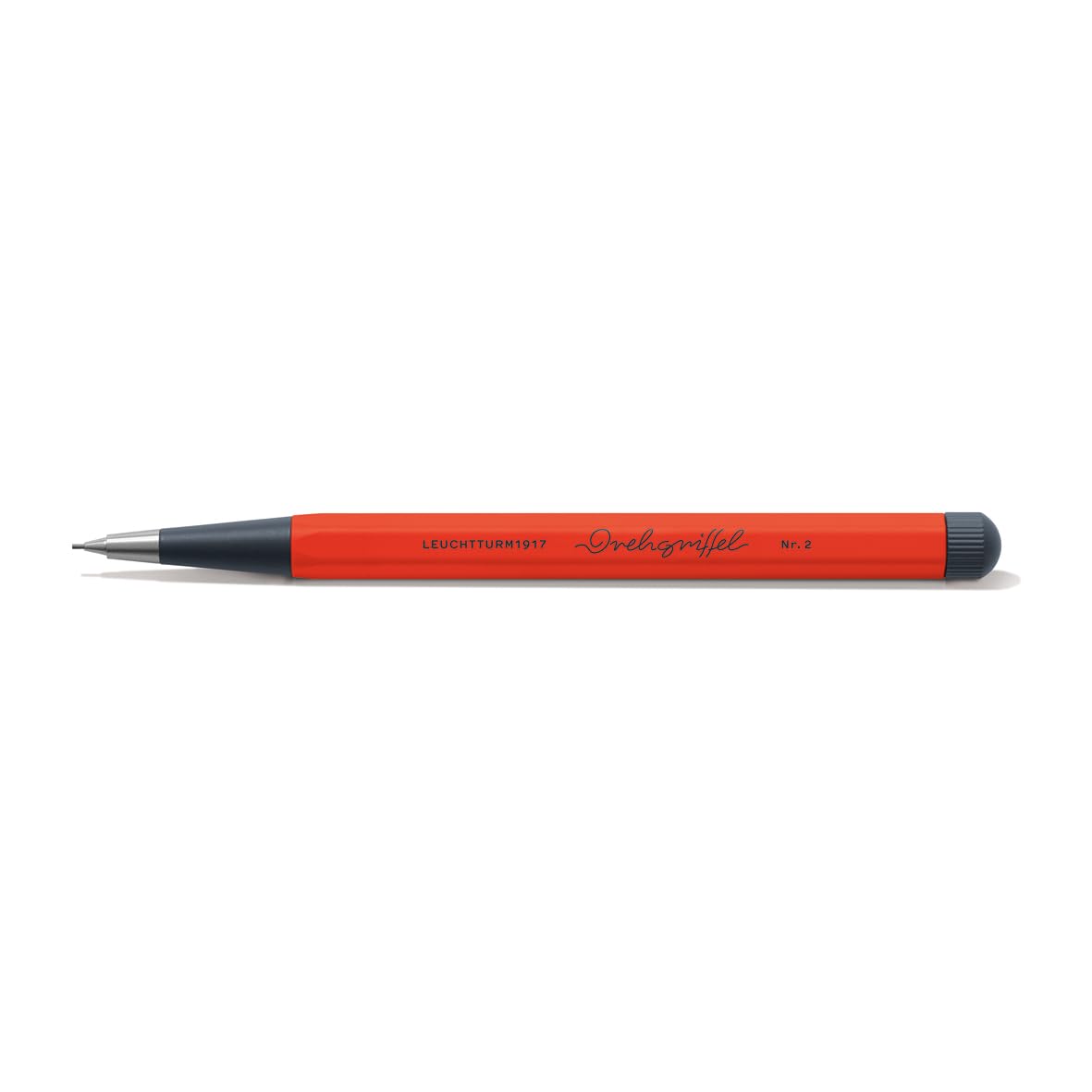 LEUCHTTURM1917 - Drehgriffel Mechanical Pencil - Refillable Writing Stylus with 0.7 mm HB Graphite Lead (Light Grey)