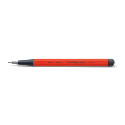 LEUCHTTURM1917 - Drehgriffel Mechanical Pencil - Refillable Writing Stylus with 0.7 mm HB Graphite Lead (Light Grey)
