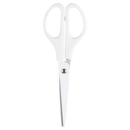 JAM PAPER Multi-Purpose Precision Scissors - 8 Inch - Neon Lime Green - Ergonomic Handle & Stainless Steel Blades - Sold Individually