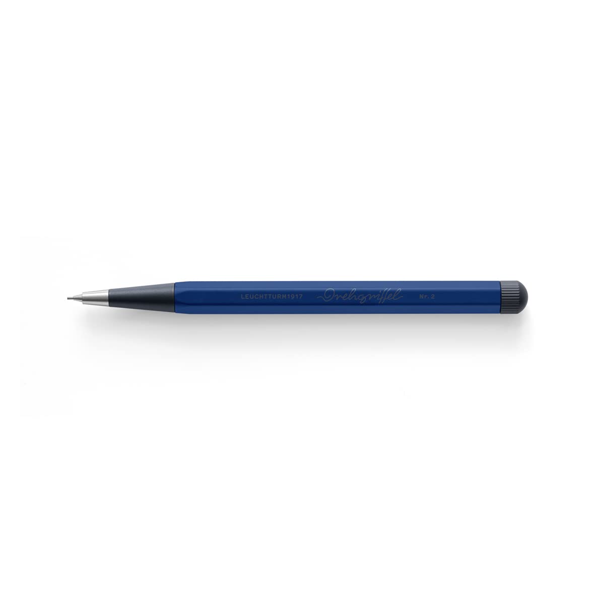 LEUCHTTURM1917 - Drehgriffel Mechanical Pencil - Refillable Writing Stylus with 0.7 mm HB Graphite Lead (Light Grey)