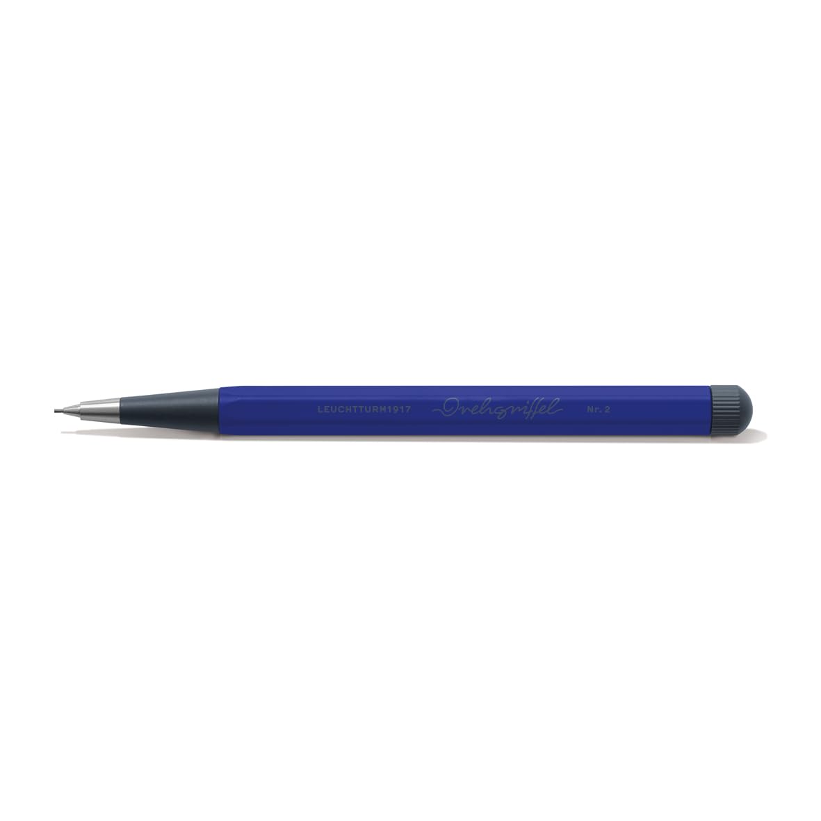 LEUCHTTURM1917 - Drehgriffel Mechanical Pencil - Refillable Writing Stylus with 0.7 mm HB Graphite Lead (Light Grey)