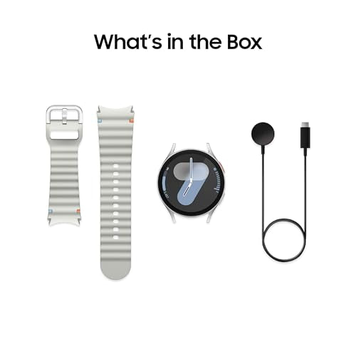 SAMSUNG Galaxy Watch 7 40mm Bluetooth AI Smartwatch w/Energy Score, Wellness Tips, Heart Rate Tracking, Sleep Monitor, Fitness Tracker, 2024, Cream [US Version, 1Yr Manufacturer Warranty]