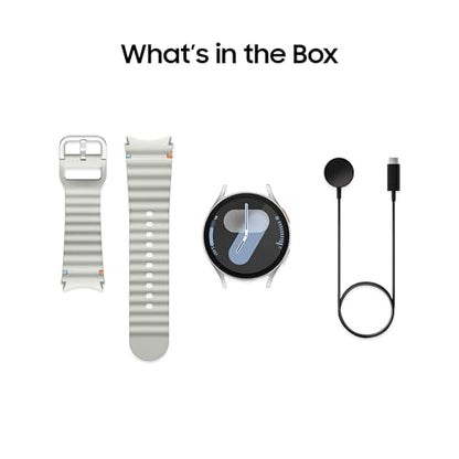 SAMSUNG Galaxy Watch 7 40mm Bluetooth AI Smartwatch w/Energy Score, Wellness Tips, Heart Rate Tracking, Sleep Monitor, Fitness Tracker, 2024, Cream [US Version, 1Yr Manufacturer Warranty]
