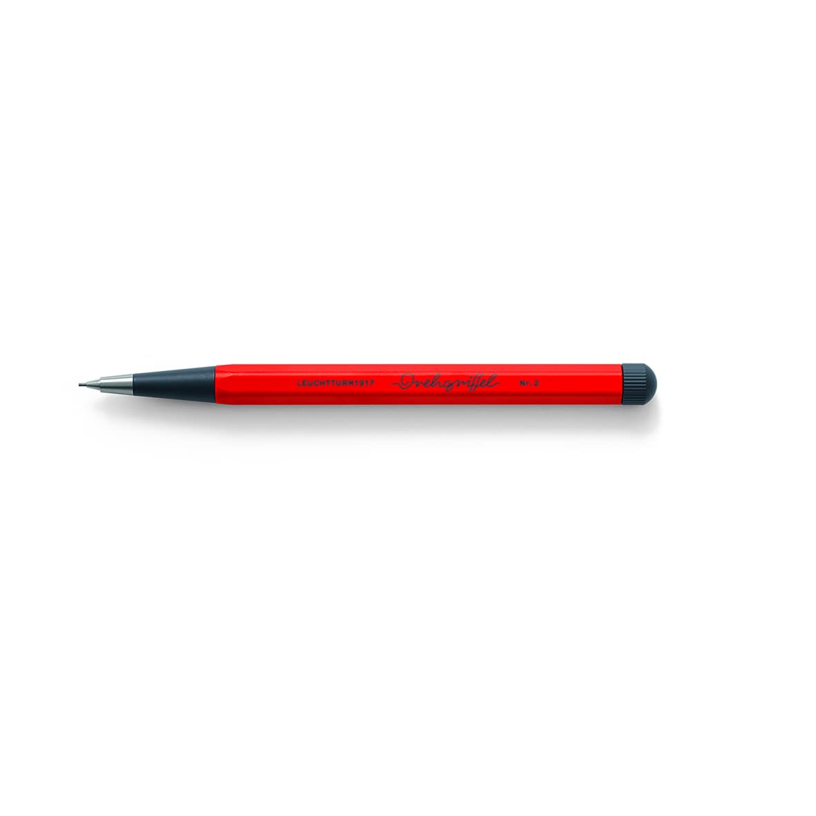 LEUCHTTURM1917 - Drehgriffel Mechanical Pencil - Refillable Writing Stylus with 0.7 mm HB Graphite Lead (Light Grey)