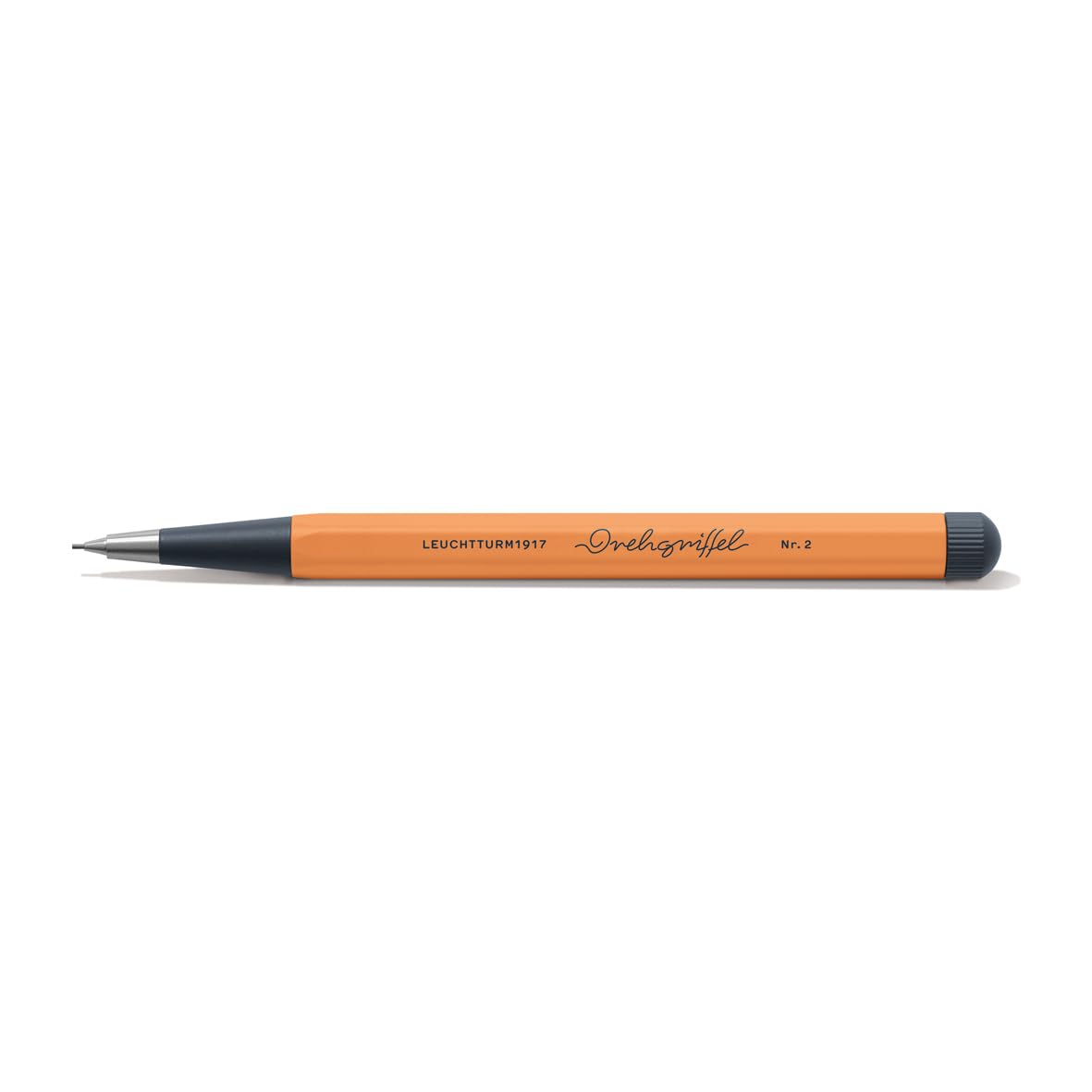 LEUCHTTURM1917 - Drehgriffel Mechanical Pencil - Refillable Writing Stylus with 0.7 mm HB Graphite Lead (Light Grey)