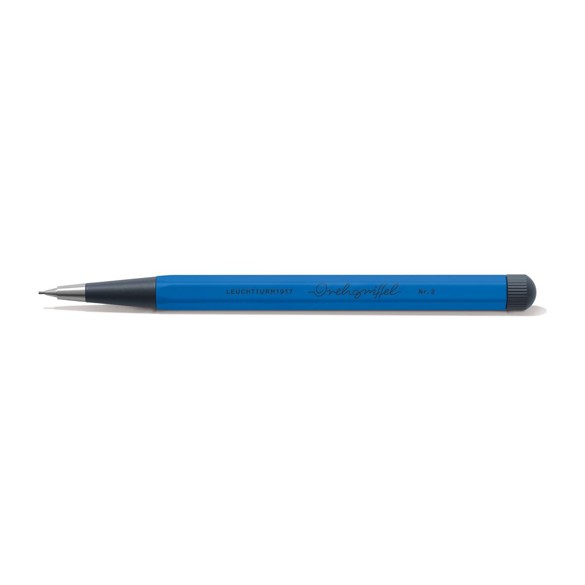 LEUCHTTURM1917 - Drehgriffel Mechanical Pencil - Refillable Writing Stylus with 0.7 mm HB Graphite Lead (Light Grey)