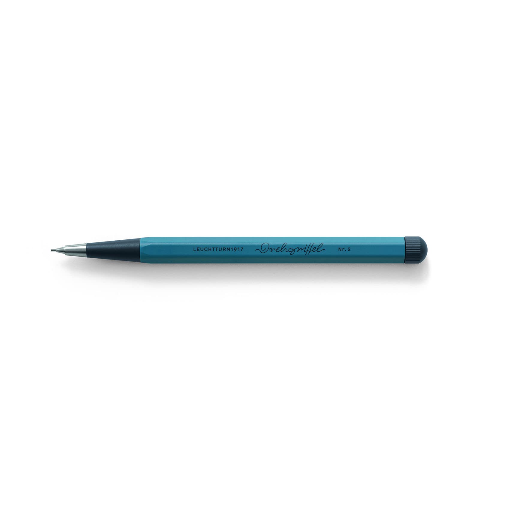 LEUCHTTURM1917 - Drehgriffel Mechanical Pencil - Refillable Writing Stylus with 0.7 mm HB Graphite Lead (Light Grey)