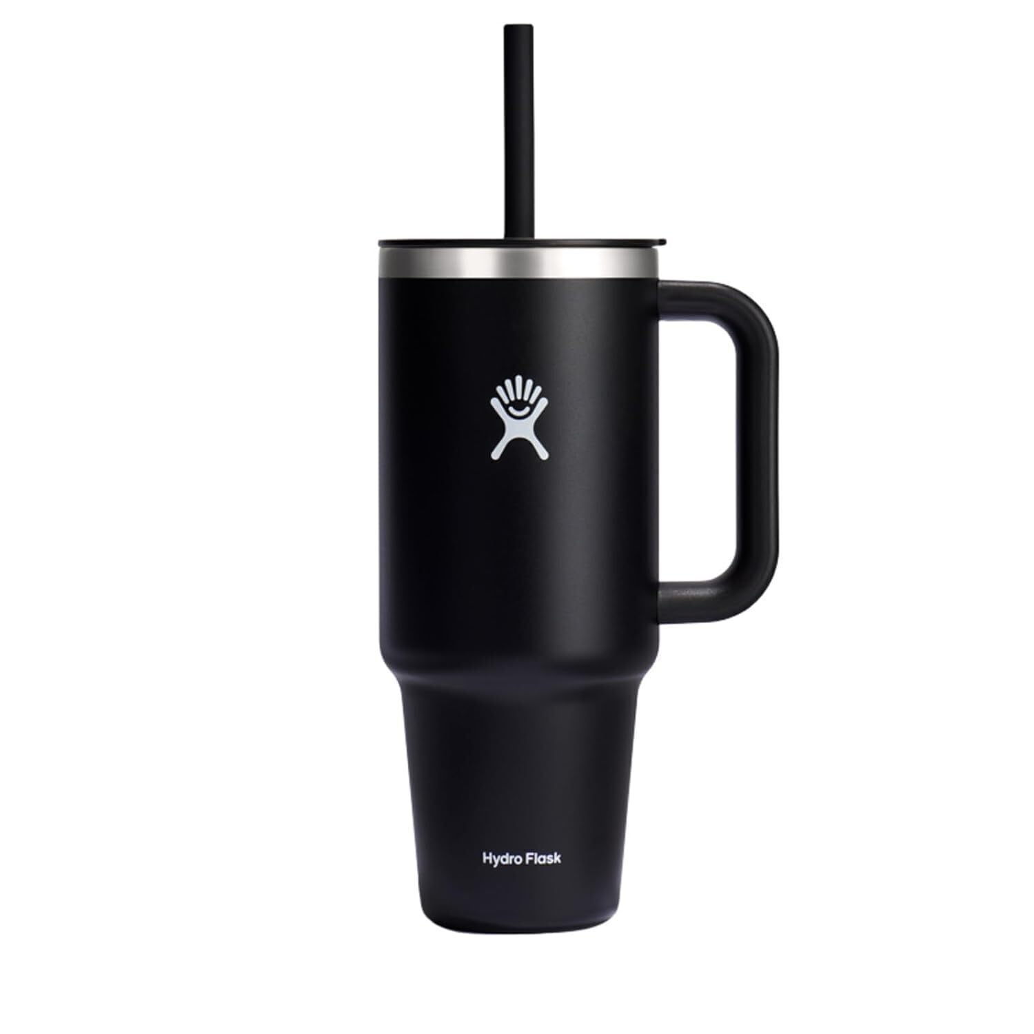 Hydro Flask 32 Oz Travel Tumbler with Handle, Lid and Straw - Insulated Stainless Steel in Holiday Punch