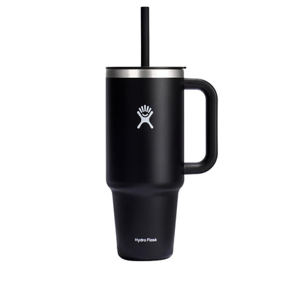 Hydro Flask 32 Oz Travel Tumbler with Handle, Lid and Straw - Insulated Stainless Steel in Holiday Punch