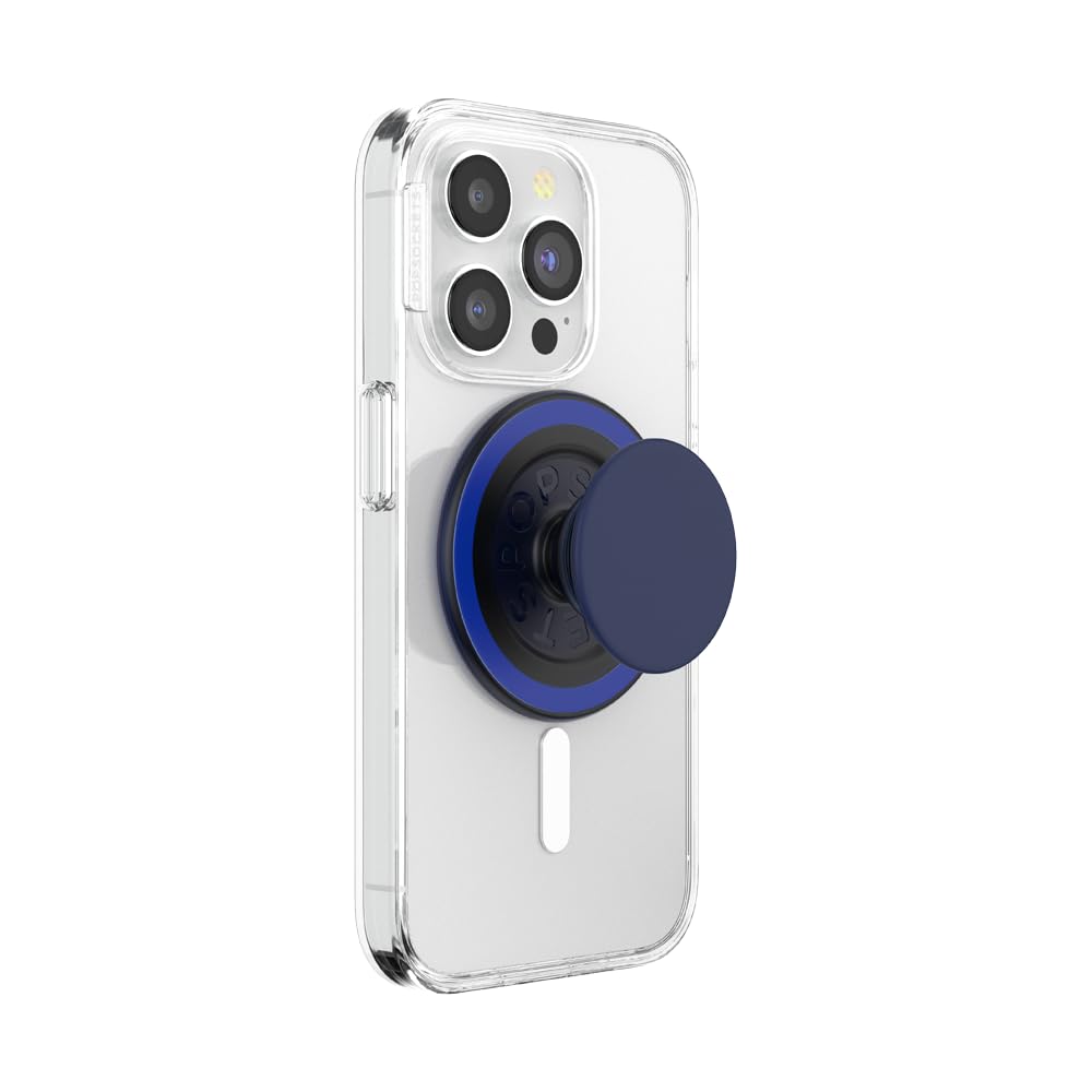 ​​​​PopSockets Phone Grip with Expanding Kickstand, Adhesive Grip - Black