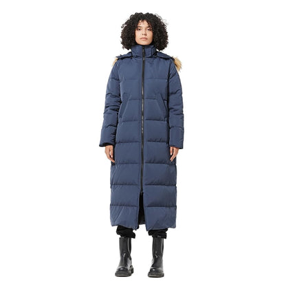 Fitouch Women's Waukee Long Down Coat Parka Jacket | 750+ Fill Power | Full-Length