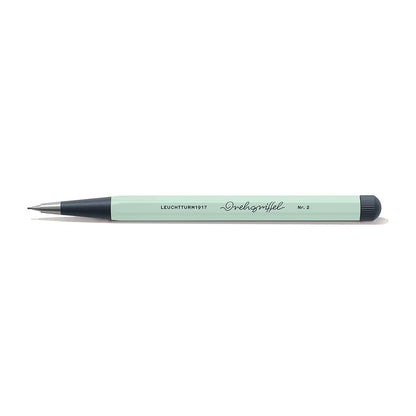 LEUCHTTURM1917 - Drehgriffel Mechanical Pencil - Refillable Writing Stylus with 0.7 mm HB Graphite Lead (Light Grey)